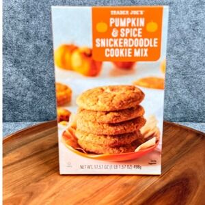 Trader Joes Pumpkin & Spice Snickerdoodle Cookie Mix 17.5 oz Seasonal Baking New